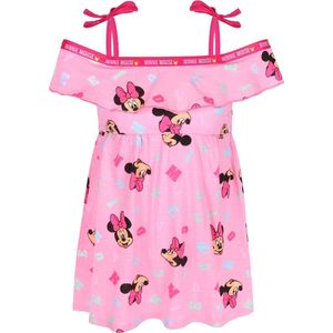 Roze, zomerse Spaanse jurk met letters - Minnie Mouse DISNEY