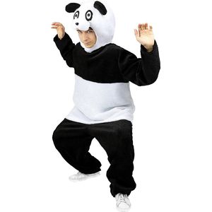 Funidelia | Panda kostuum voor vrouwen en mannen - Dieren, Beer - Kostuum voor Volwassenen Accessoire verkleedkleding en rekwisieten voor Halloween, carnaval & feesten - Maat M - L - Wit