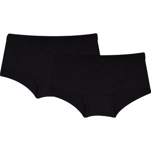 Woody ondergoed set meisjes - zwart - 4 boxers - maat 152