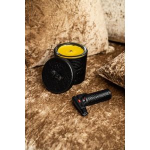 Cartello Home - Gas Aansteker - Croco Zwart - Leer