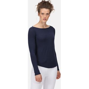 Regatta Dames Lakeisha Boat Neck Long Sleeve Top Navy Maat 44