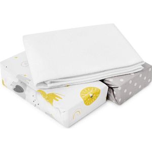 hoeslaken voor kinderbedjes - 100% katoen - fitted sheet for cots 90x55 Cm