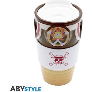 ABYstyle One Piece Ceramic Travel Mug-Thousand Sunny (Diversen) Nieuw