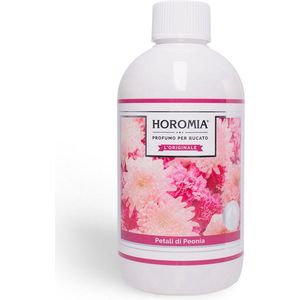 Horomia wasparfum Petali di Peonia 250ml - horomia - horomia wasprafum - textielparfum - textiel parfum - was parfum - pioen roos - pioenroos - wasgoed - wasverzachter - wasmiddel - was geur - beddengoed - parfum - wassen - kleding - kleding parfum