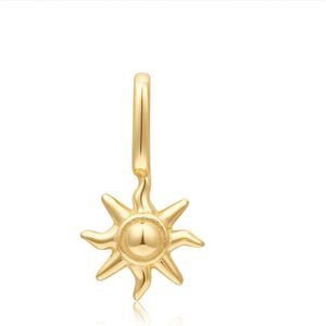 Ania Haie AH NC055-10G Pop Charms Dames Hanger - Sieraad - Zilver - Goudkleurig - 925 Zilver - 6 mm breed - 1 cm lang