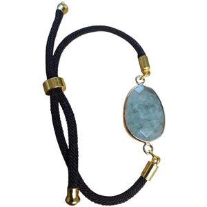 Armband Aventurijn Facet Geslepen Verstelbaar