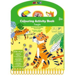 Avenir Magisch Kleurboek Jungle Junior Papier 20 Pagina's