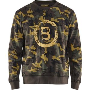 Blaklader Limited sweatshirt 9408-1158 - Groen/Zwart - S