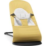 BABYBJÖRN Wipstoel Balance Soft Zwart frame - Geel-Grijs - Cotton-Jersey
