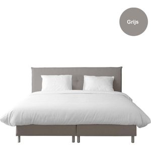 Mörgenn Boxspring Pollux - Complete boxspringset - Pocketvering - Grijs - 160x200