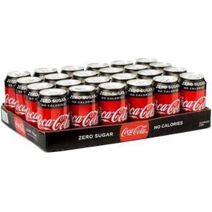 Coca cola zero (DK) | Blik 24 x 33 cl