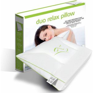 Dr.Fit Hoofdkussen - Green Duo Relax Pillow Neck - Latex w/ Latexballs - 48 x 58 cm