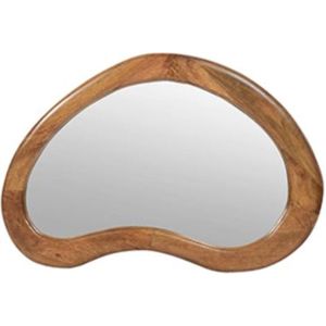 Spiegel - houten spiegel - organische vorm - by Mooss - 80 x 60 cm