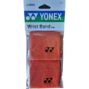 Yonex polsbanden - Zweetband - Oranje - one size - 2 stuks