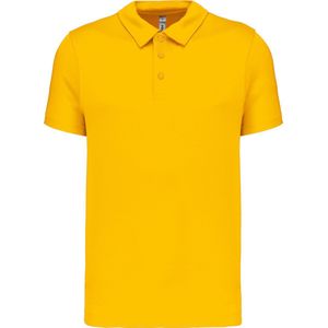 Herensportpolo 'Proact' met korte mouwen True Yellow - L