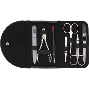 7-delige manicure set met hoogwaardige instrumenten en geschenkdoos