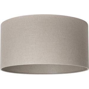 Milano lampenkap stof - taupe transparant Ø 50 cm - 25 cm hoog