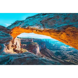 The mesa arch utah II – 120cm x 80cm - Fotokunst op PlexiglasⓇ incl. certificaat & garantie.