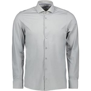 Pure - Functional Overhemd Grijs - Heren - Maat 41 - Slim-fit