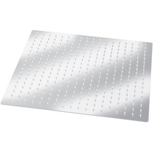 16-inch Vierkante Ultradunne Roestvrijstalen Douchekop - Anti-kalk, Hogedruk, Regendouche - 40x40 cm - Gepolijst Verchroomd .