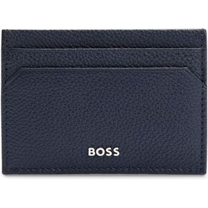 BOSS Leren Dollarclip Kaarthouder Highway Money Clip Dark Blue Donkerblauw