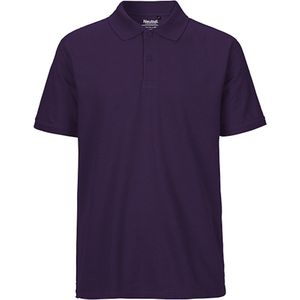 Men's Classic Polo met korte mouwen Purple - XXL