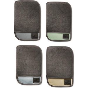 Schoonmaak Handschoen, Herbruikbaar, Set met 4 Stuks, Microvezel, Grijs - Simplehuman