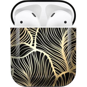 iMoshion Hoesje Geschikt voor AirPods 1 / 2 - iMoshion Design Hardcover Case - goud