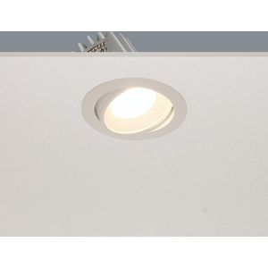 Inbouwspot Venice DL 1210 Wit - Ø9cm - LED 8W 2700K 1000lm - IP44 - Dimbaar > inbouwspot binnen wit | inbouwspots badkamer wit | inbouwspot keuken wit | inbouwspot wit| spot wit | led lamp wit