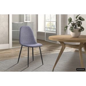 Stoelenset - Zaza Home - Stijlvol design - Grijs