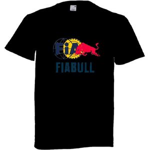 T shirt Fiabull - maat L - Grappig T-shirt - Max Verstappen - Formule 1 - Fia - Red bull - F1
