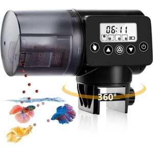 Automatische Voederautomaat - Visvoerdispenser - LCD Display - Automatic Fishfeed - 200 ml Capaciteit - Visvoeder voor Aquaria