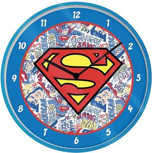DC Comics Superman Logo Wandklok