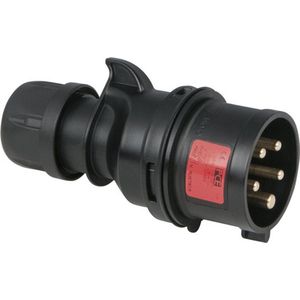 Stekker PCE 91321 CEE 16A 400V 5p Male Zwart