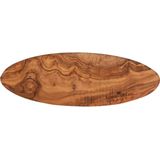 Bowls and Dishes Pure Olive Wood olijfhouten plank Ovaal 35 cm dikte 1,5 cm - cadeau tip!