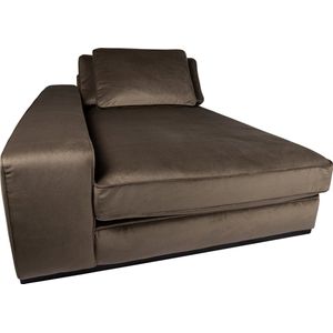 PTMD Bank Block Chaise Longue Arm L Juke Taupe