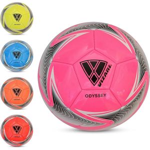 VIZARI ODYSSEY Voetbal | Roze | Maat 4 | Unieke Grafische Ontwerpen | Voetballen voor Kinderen & Volwassenen | Verkrijgbaar in 4 Kleuren