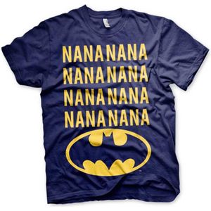 DC Comics Batman Heren Tshirt -3XL- NaNa Batman Blauw