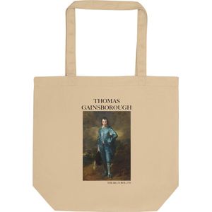 Thomas Gainsborough 'De blauwe jongen' (""The Blue Boy"") Beroemde Schilderij Tote Bag | 100% Katoenen Tas | Kunst Tote Bag | Naturel