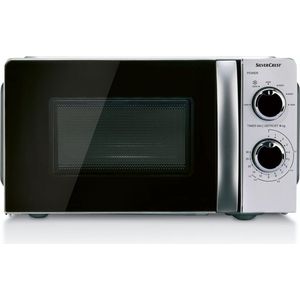 SILVERCREST® KITCHEN TOOLS Magnetron 700 W - 6 Standen - 17 L Inhoud - Voor opwarmen en ontdooien - 30 minuten timer met kookeinde signaal - Intuïtieve bediening met draaiknoppen