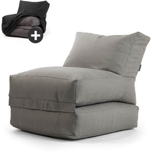 GXSDYYDS Zitzakhoes, lazy sofa zonder vulling, ronde zitzak, overtrek, lichtgrijs, wasbaar, beanbag-hoes, stoelhoes XXL, enorme bank, 150 x 75 cm