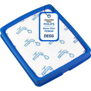 DEGG® - Filter geschikt voor Philips - FC6042 - Power pro expert series - Alternatief voor het origineel FC6042/01 en FC8003/01 - Wasbaar - Duurzaam - Premium Kwaliteit