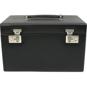 Windrose Ambiance Jewellery/Watch Box (4 watches) black