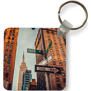 Sleutelhanger - Uitdeelcadeautjes - Binnenstad New York - Plastic