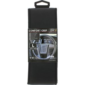 Car Plus Stuurhoes Comfort Grip Uni Kunstleer Zwart 39-40 Cm