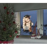 Kerstfiguur voor binnen - Sneeuwman - 20 LEDs - 46 cm hoog