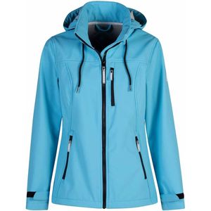 BJØRNSON Kaisa Softshell Tussenjas Dames - Winddicht - Fleece - Maat 50 - Blauw