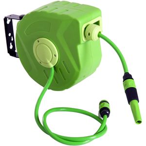 4goodz Wandslangenbox Draaibare Slanghaspel 20 mtr - Auto oprol