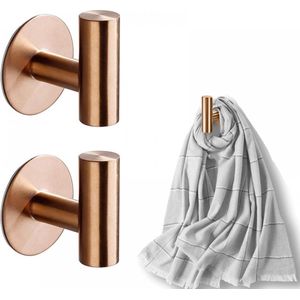 2 stuks badkamer handdoekhaak lijm - Zelfklevende Handdoekhaken - Handdoekhaak - Wandhaken voor Keuken Badkamer Sterke Hechting - Handdoekhaken voor Badkamer en Keuken - Handdoekhaak van metaal - Handdoekklem Keuken Ophanghaak