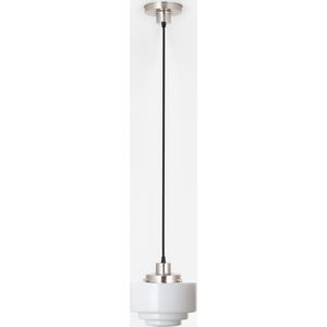 Art Deco Trade - Hanglamp aan snoer Getrapt Ø 20 20's Matnikkel
